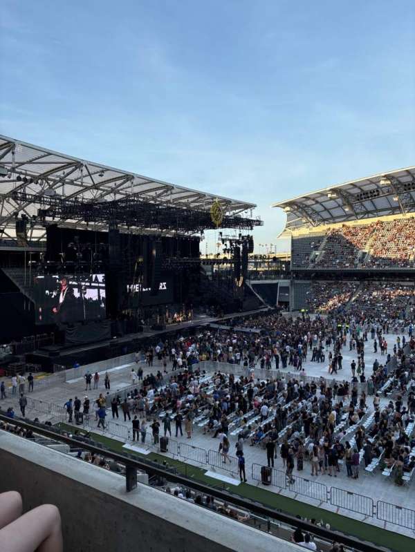 BMO Stadium, section: Founders Club D, row: B, seat: 8