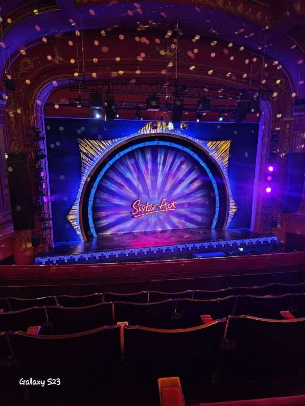 Dominion Theatre, section: Circle, row: D, seat: 34