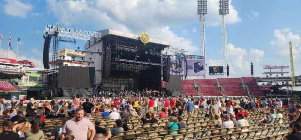 Great American Ball Park, section: Floor, row: 7, seat: 1