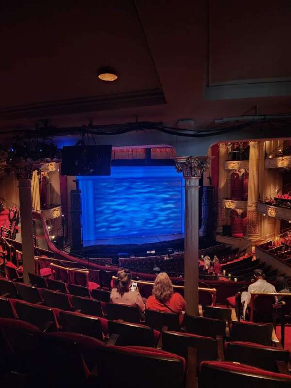 Academy of Music, section: Balcony F, row: F, seat: 7