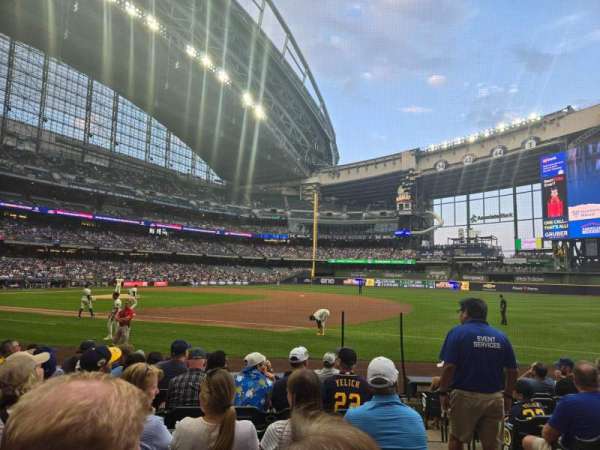 American Family Field, section: 111, row: 9, seat: 16