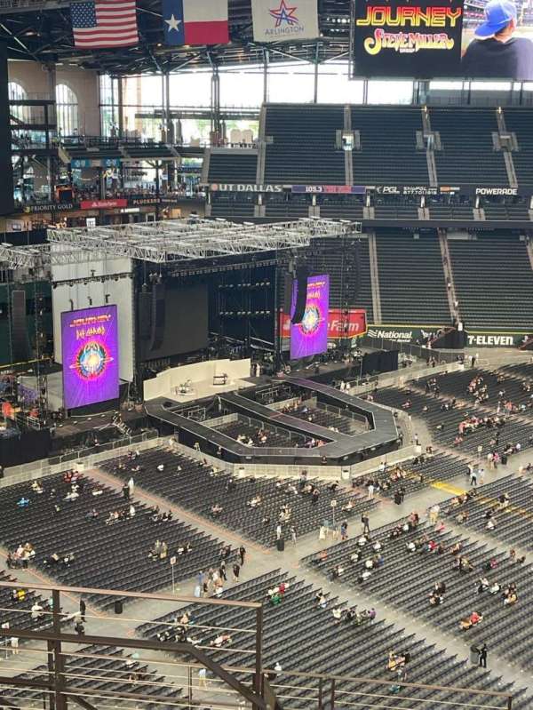 Globe Life Field, section: 305, row: 7, seat: 1