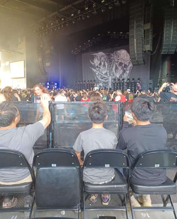 Toyota Pavilion at Concord, section: 102, row: M, seat: 14