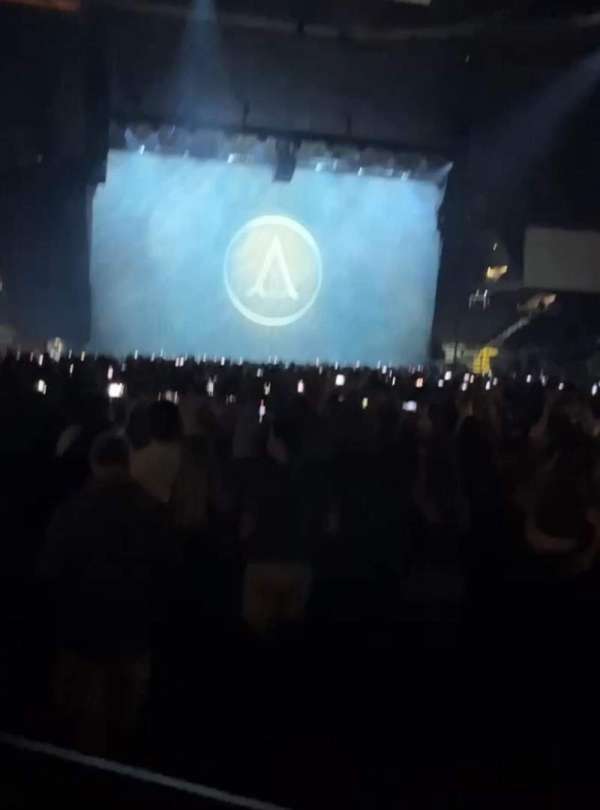 Xfinity Mobile Arena, section: 106, row: 1, seat: 2
