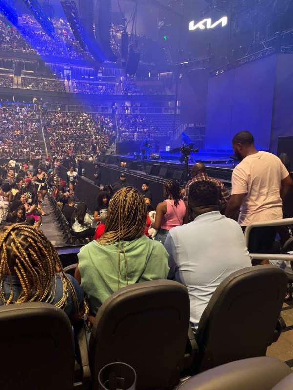 State Farm Arena, section: 107, row: EE, seat: 102