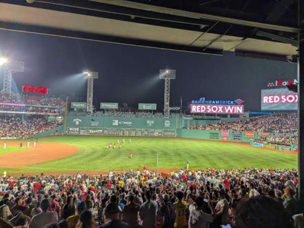 Fenway Park, section: Grandstand 11, row: 9, seat: 15