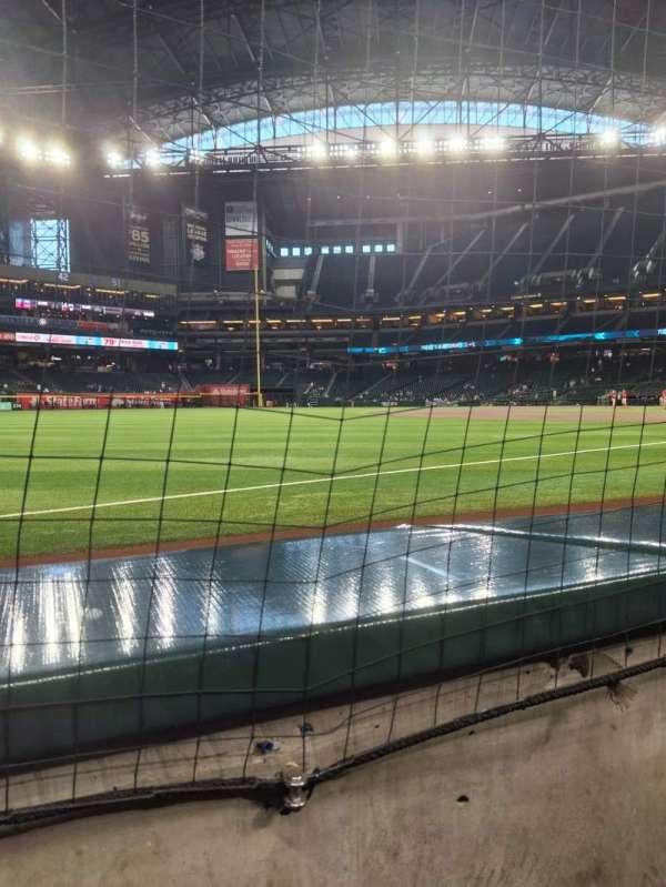 Chase Field, section: 133, row: 1, seat: 5