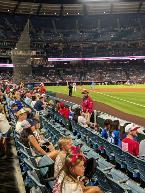 Angel Stadium, section: 130, row: D, seat: 18