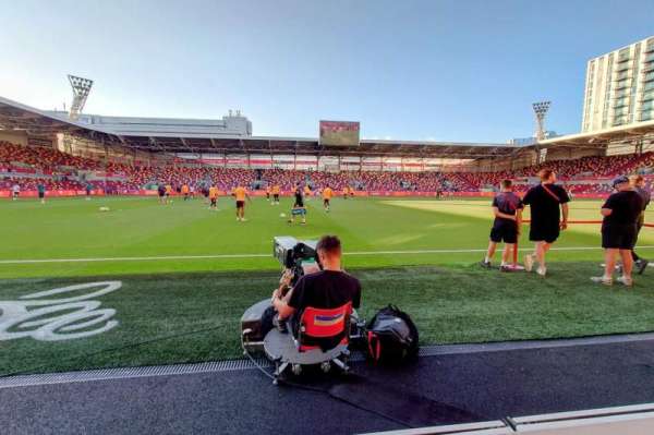 Gtech Community Stadium, section: S103, row: 1, seat: 101