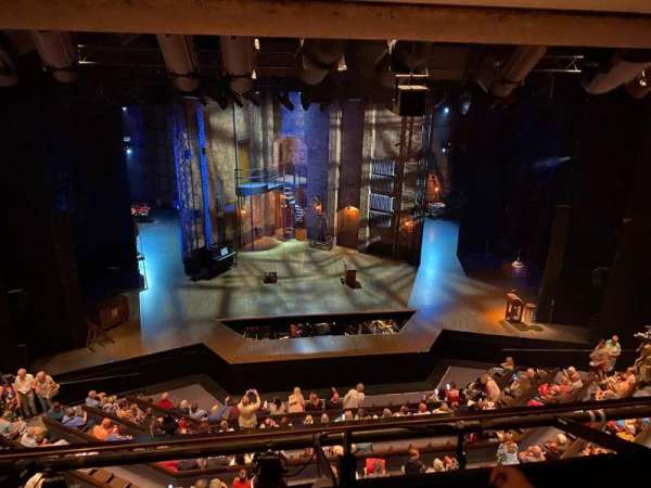 Barbican Theatre, section: Upper circle, row: B, seat: 39