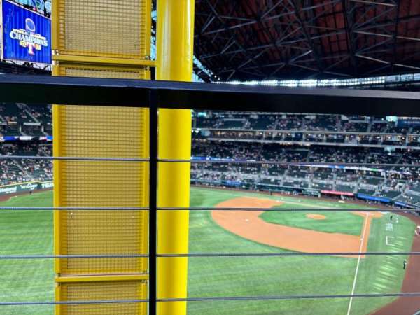 Globe Life Field, section: 201, row: 1, seat: 8