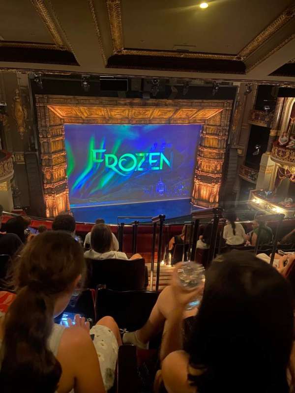 Theatre Royal Drury Lane, section: Grand circle, row: G, seat: 35