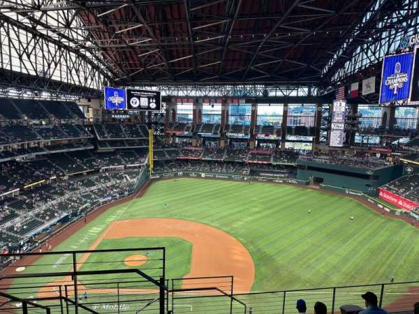 Globe Life Field, section: 317, row: 7, seat: 1