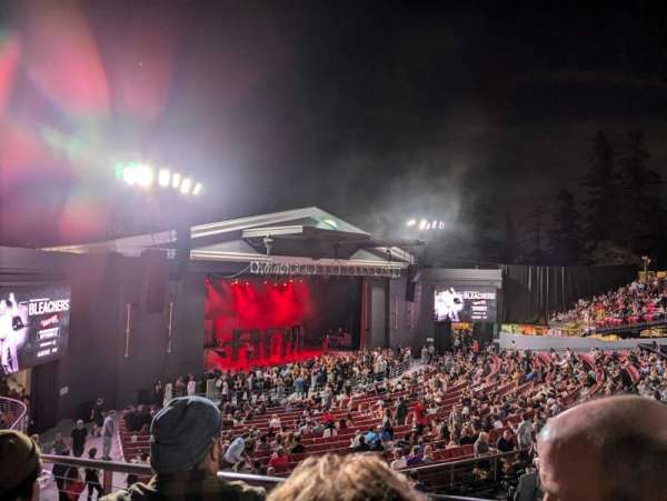 The Greek Theatre, section: North Terrace, row: D, seat: 1&3