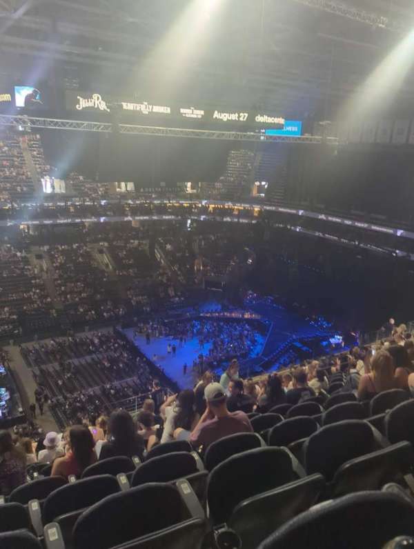 Delta Center, section: 135, row: 20, seat: 9