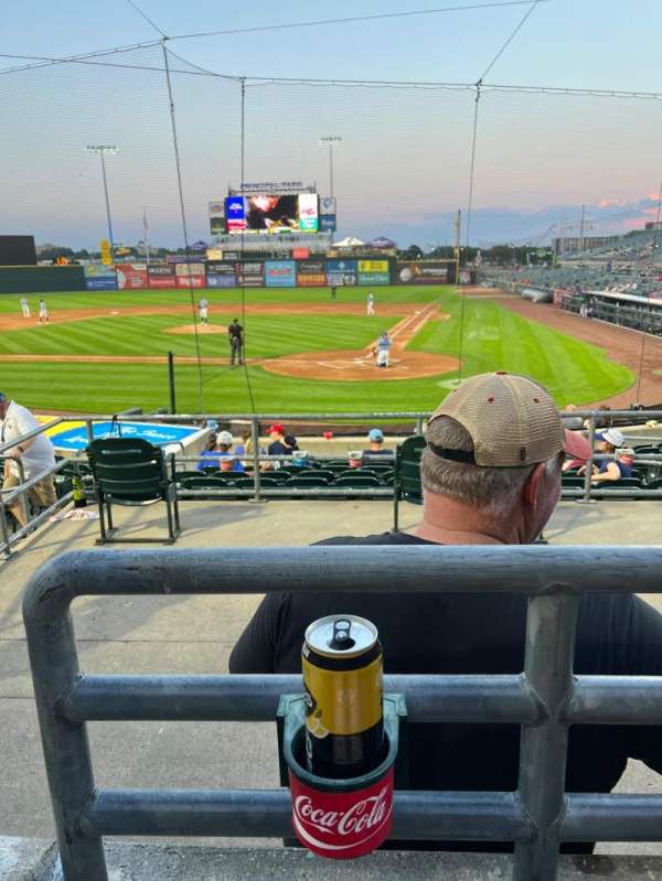 Principal Park, section: 8, row: 1, seat: 8