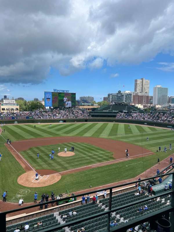 Wrigley Field, section: 320R, row: 2, seat: 9