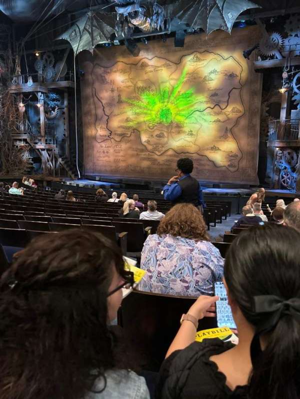 Gershwin Theatre, section: Orchestra R, row: M, seat: 4
