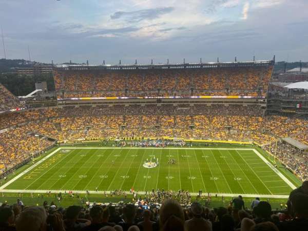 Acrisure Stadium, section: 535, row: EE, seat: 7