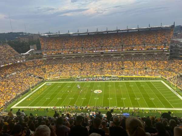 Acrisure Stadium, section: 535, row: EE, seat: 7