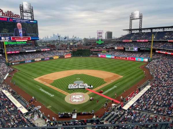 Citizens Bank Park, section: 320, row: 2, seat: 20