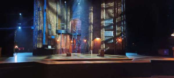 Barbican Theatre, section: Stalls, row: G, seat: 25
