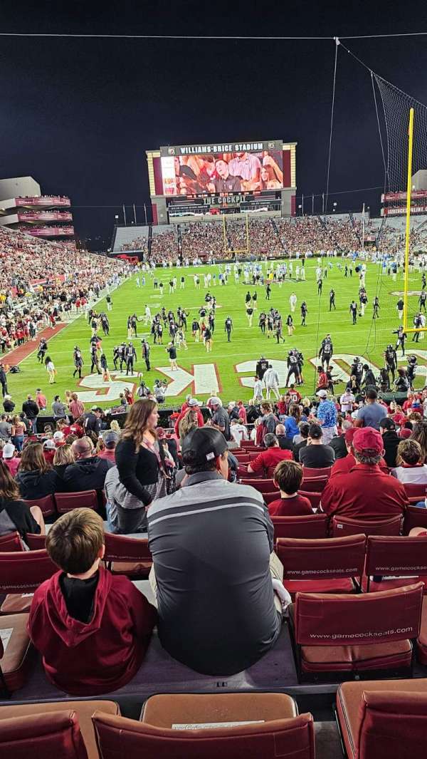 Williams-Brice Stadium, section: 11, row: 26, seat: 15