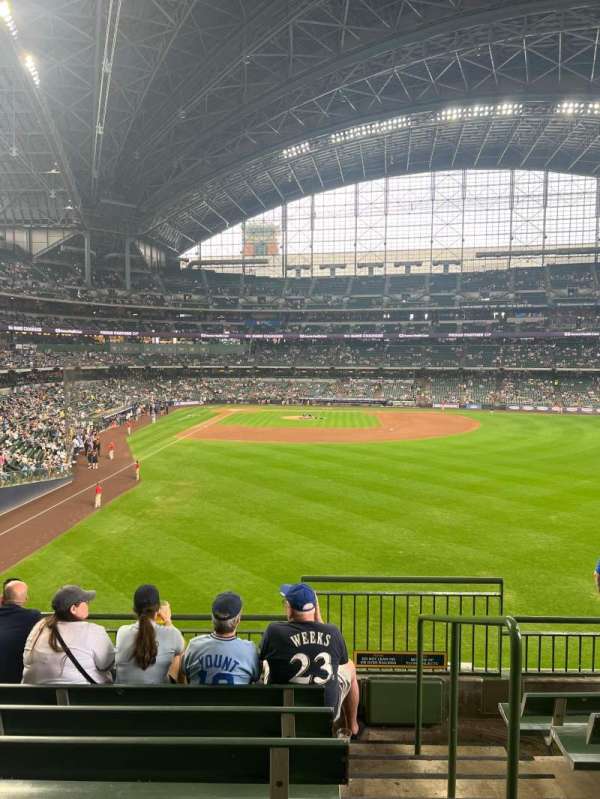 American Family Field, section: 204, row: 6, seat: 27