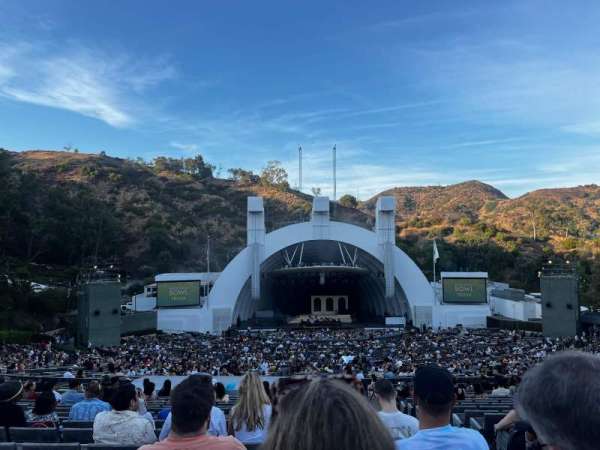 Hollywood Bowl, section: J1, row: 21, seat: 34