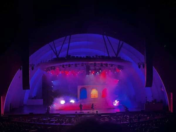 Hollywood Bowl, section: J1, row: 21, seat: 34