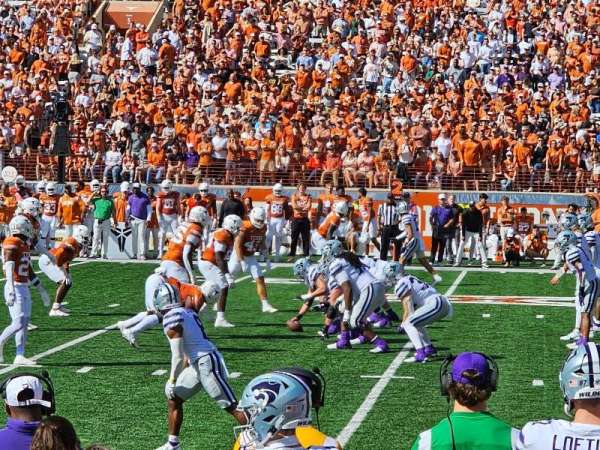 Texas Memorial Stadium, section: 27, row: 1, seat: 30