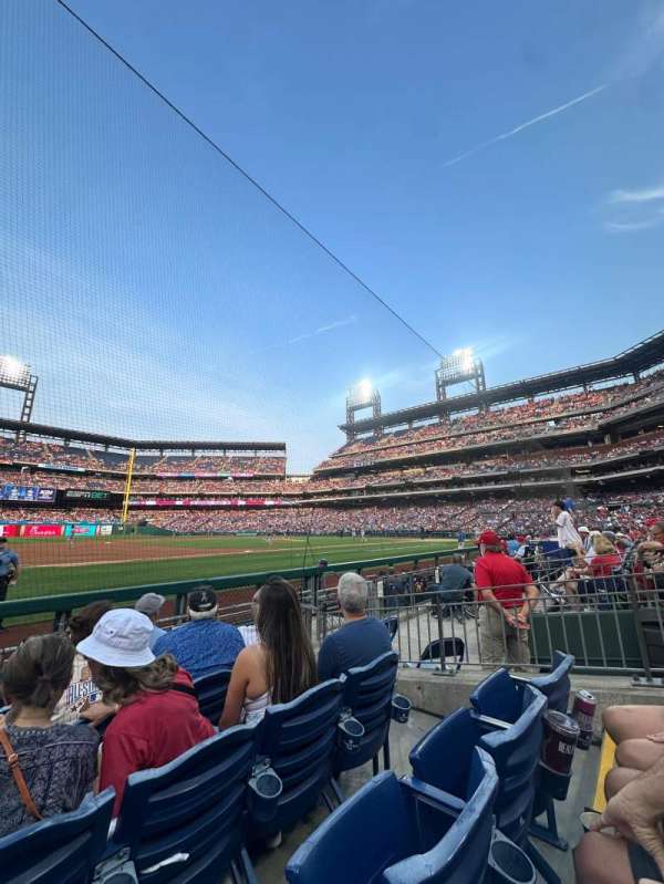 Citizens Bank Park, section: 133, row: 5