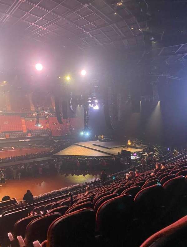 Kia Forum, section: 110, row: 12