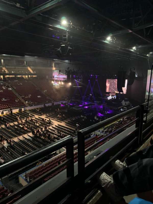 Maverik Center, section: 225, row: 1, seat: 3