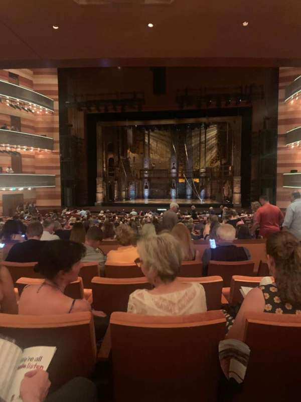 Eccles Theater, section: Orchestra C, row: WW, seat: 3&4