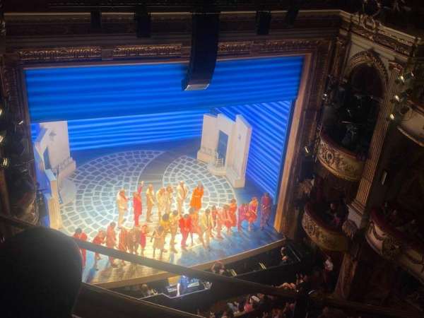 Novello Theatre, section: Balcony, row: B, seat: 23