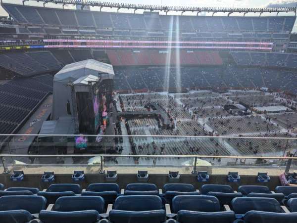 Gillette Stadium, section: 313, row: 4, seat: 17