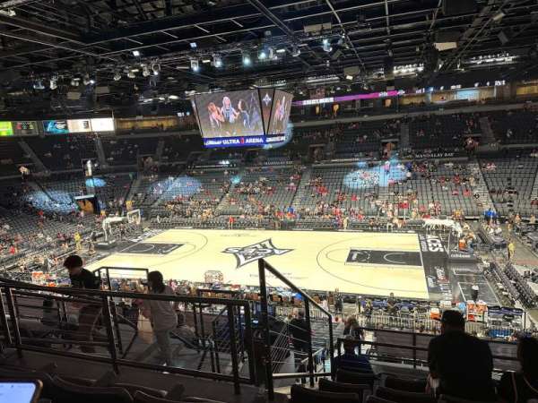 Michelob Ultra Arena, section: 221, row: F, seat: 8