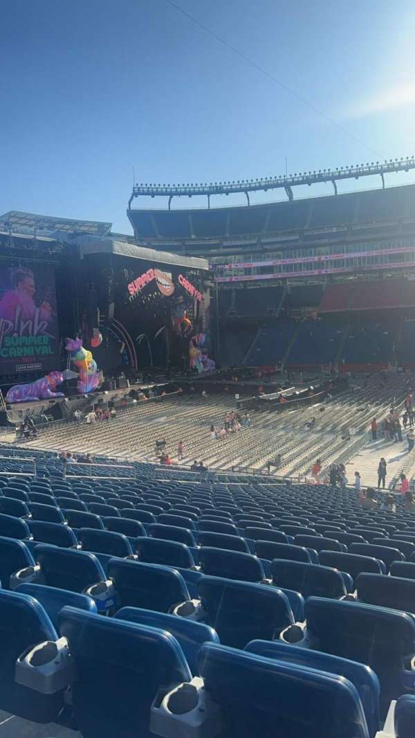 Gillette Stadium, section: 110, row: 30, seat: 5