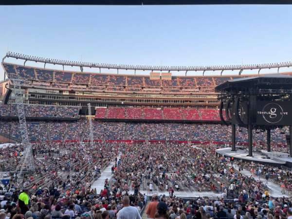Gillette Stadium, section: 132, row: 17, seat: 21