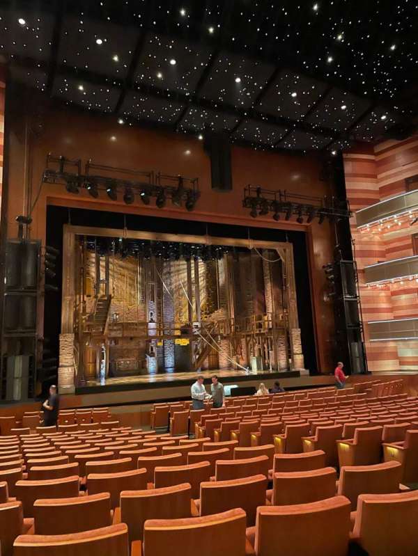 Eccles Theater, section: Orchestra L, row: T, seat: 12