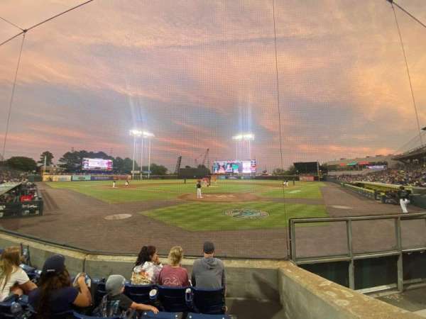 Harbor Park, section: 101, row: E, seat: 01