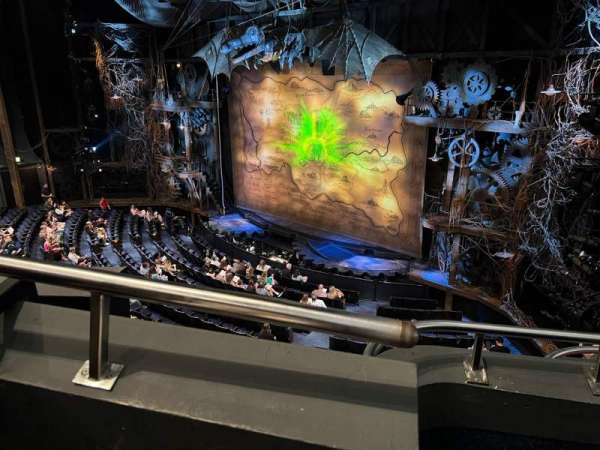 Gershwin Theatre, section: Front Mezzanine R, row: EE, seat: 8