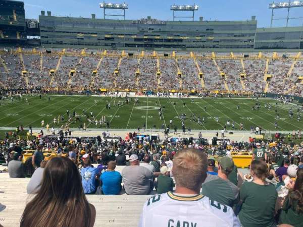 Lambeau Field, section: 119, row: 49, seat: 12