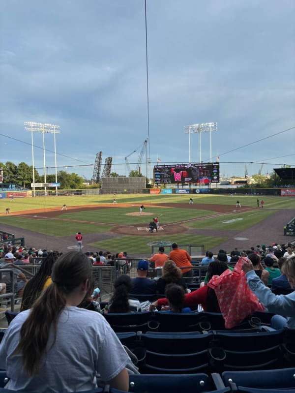 Harbor Park, section: 200, row: W, seat: 4