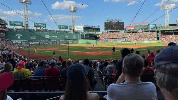 Fenway Park, section: Loge Box 131, row: CC, seat: 2