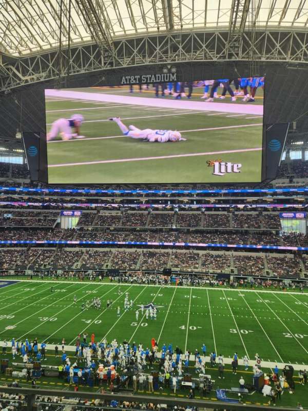 AT&T Stadium, section: C335, row: 2, seat: 2