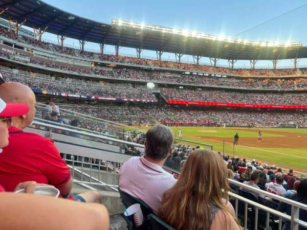 Truist Park, section: 113, row: 2, seat: 15