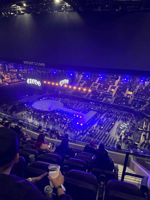 Intuit dome, section: Terrace 7, row: 7, seat: 4