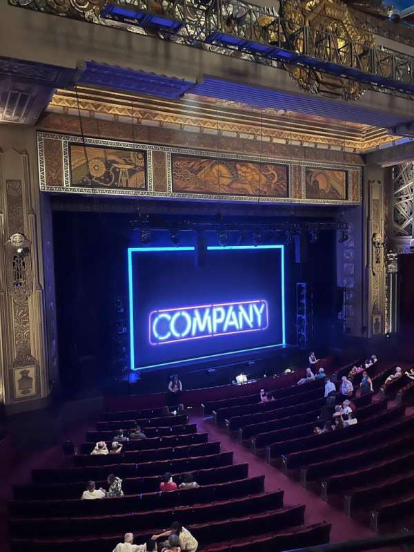Hollywood Pantages Theatre, section: Mezzanine L, row: B, seat: 1